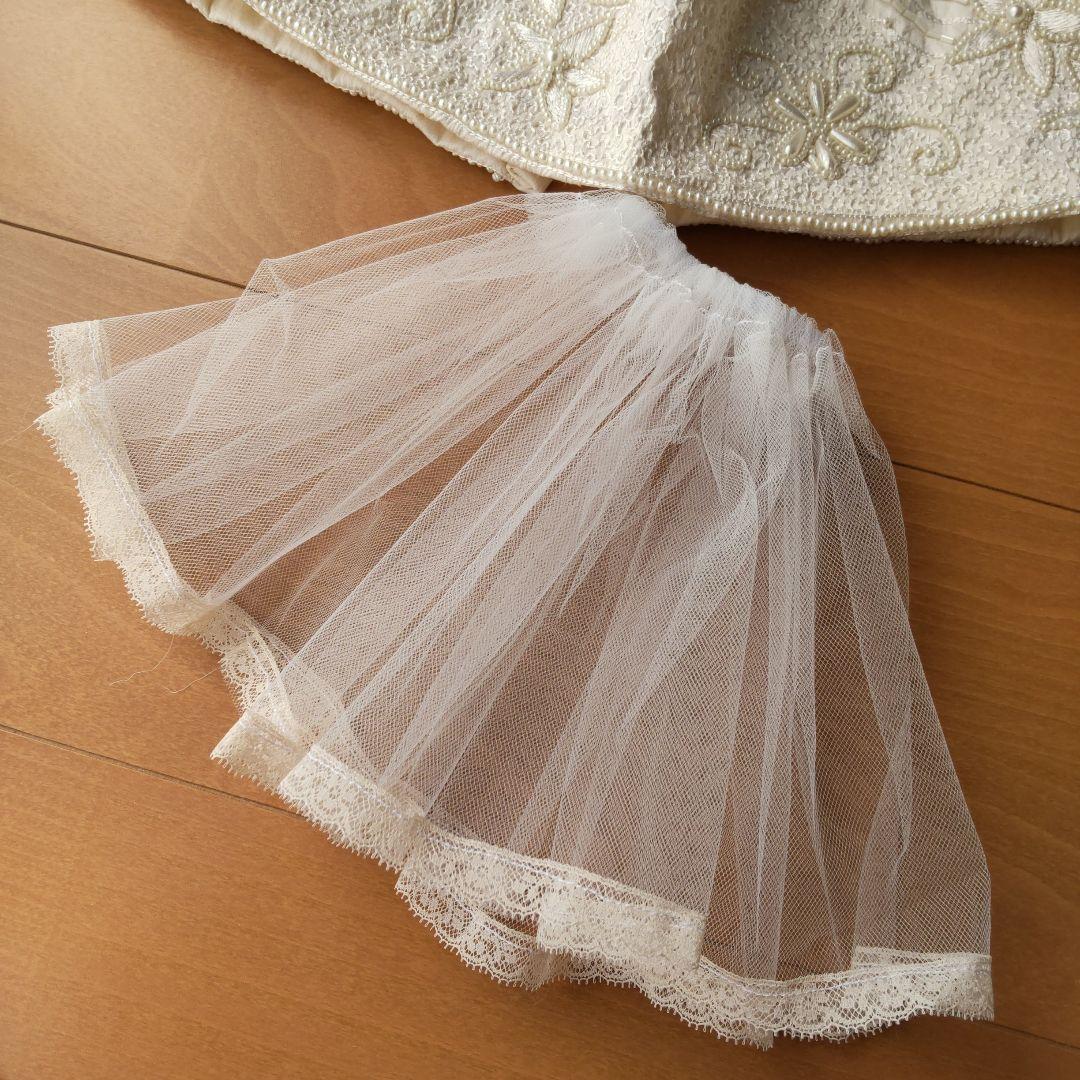 ヴィンテージのドレスをリメイクしたドールドレス♡