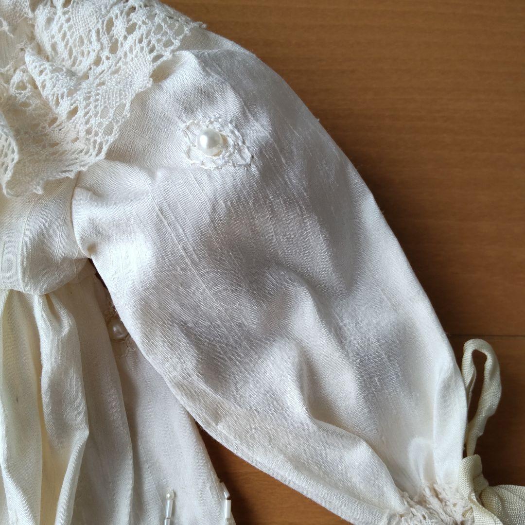 ヴィンテージのドレスをリメイクしたドールドレス♡