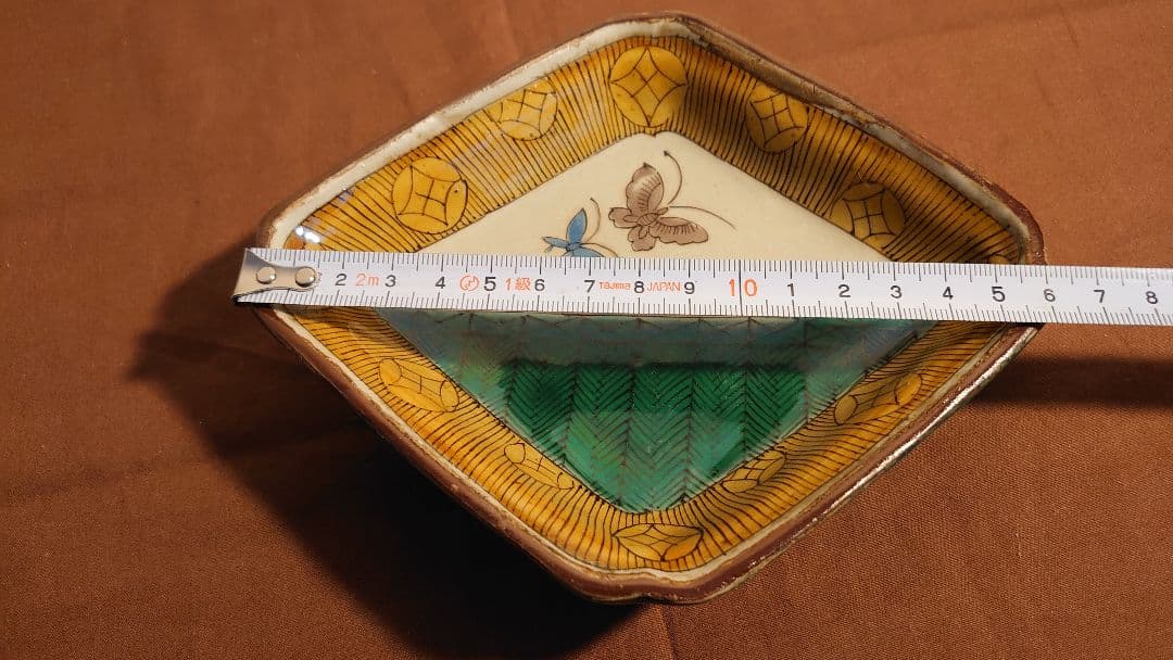 古九谷　青九谷　青手　吉田屋窯　松山窯　宮本窯　菓子皿　１客