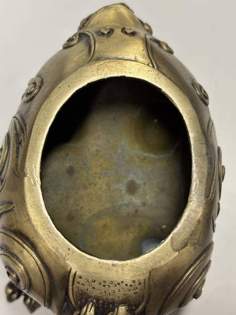 獅子香炉 大清御製 香道具