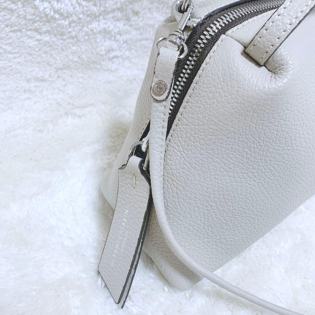 ほぼ未使用♪ジャンニキャリーニ アリファM 2way グレージュ