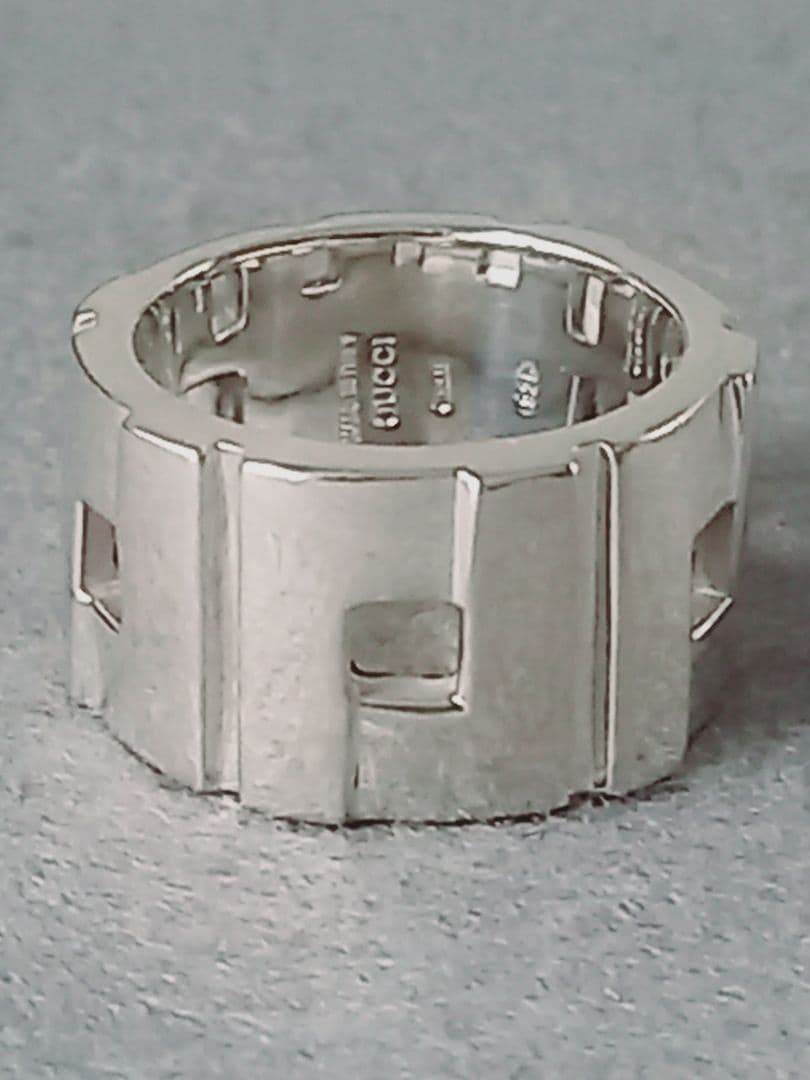 美品 GUCCI グッチ モダニスト シルバーリング