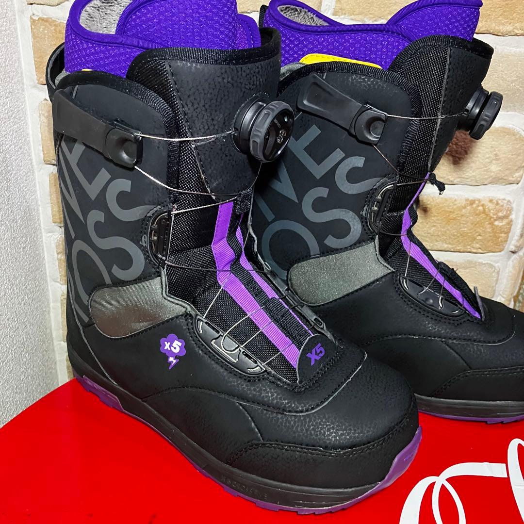 s*e様 1日使用・極美❣️X5 CROSS FIVE スノボブーツ　PX-BO