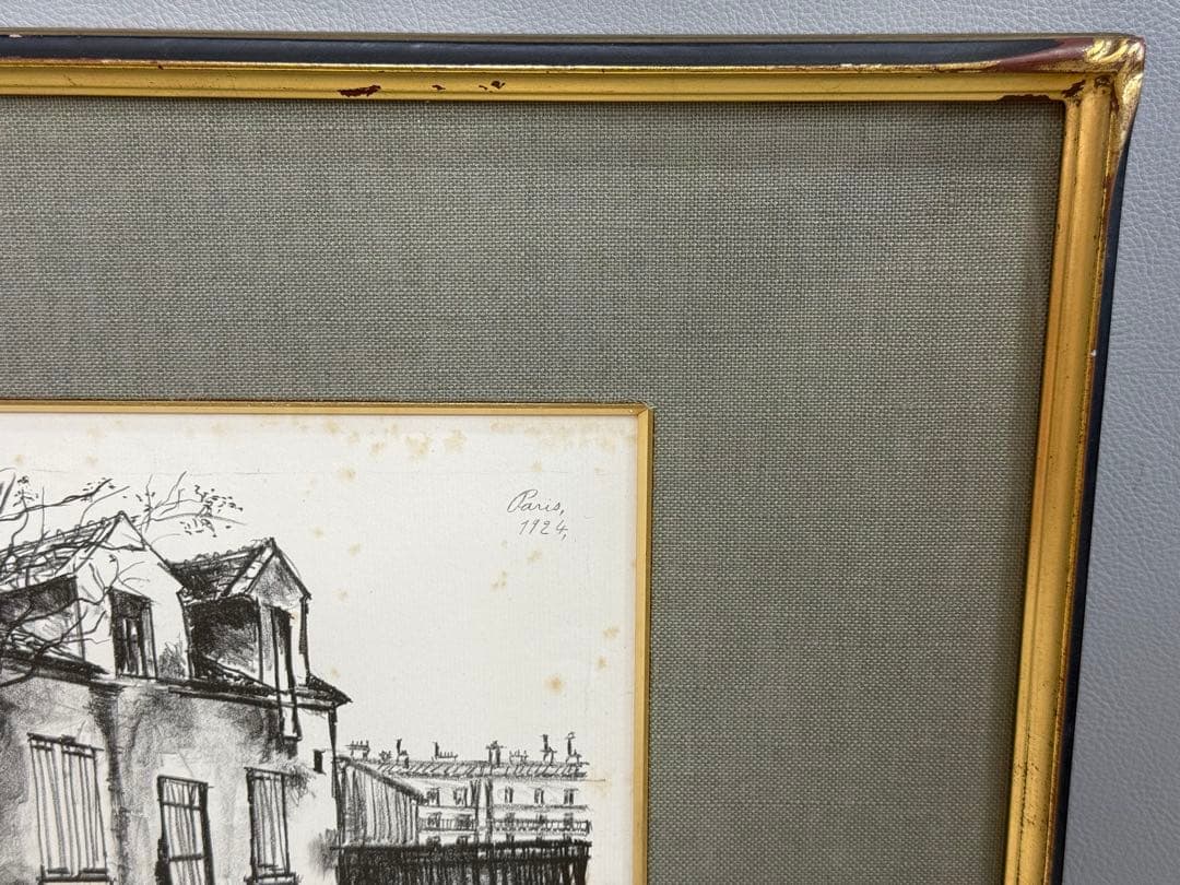 真作 モーリス・ユトリロ デフレーの農園 リトグラフ 22/25