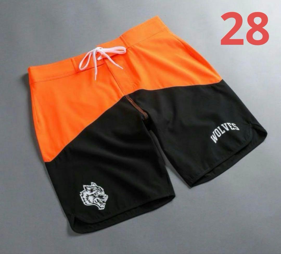 5480人気　darc sport　ダルクスポーツ　ステージショーツ 橙黒色