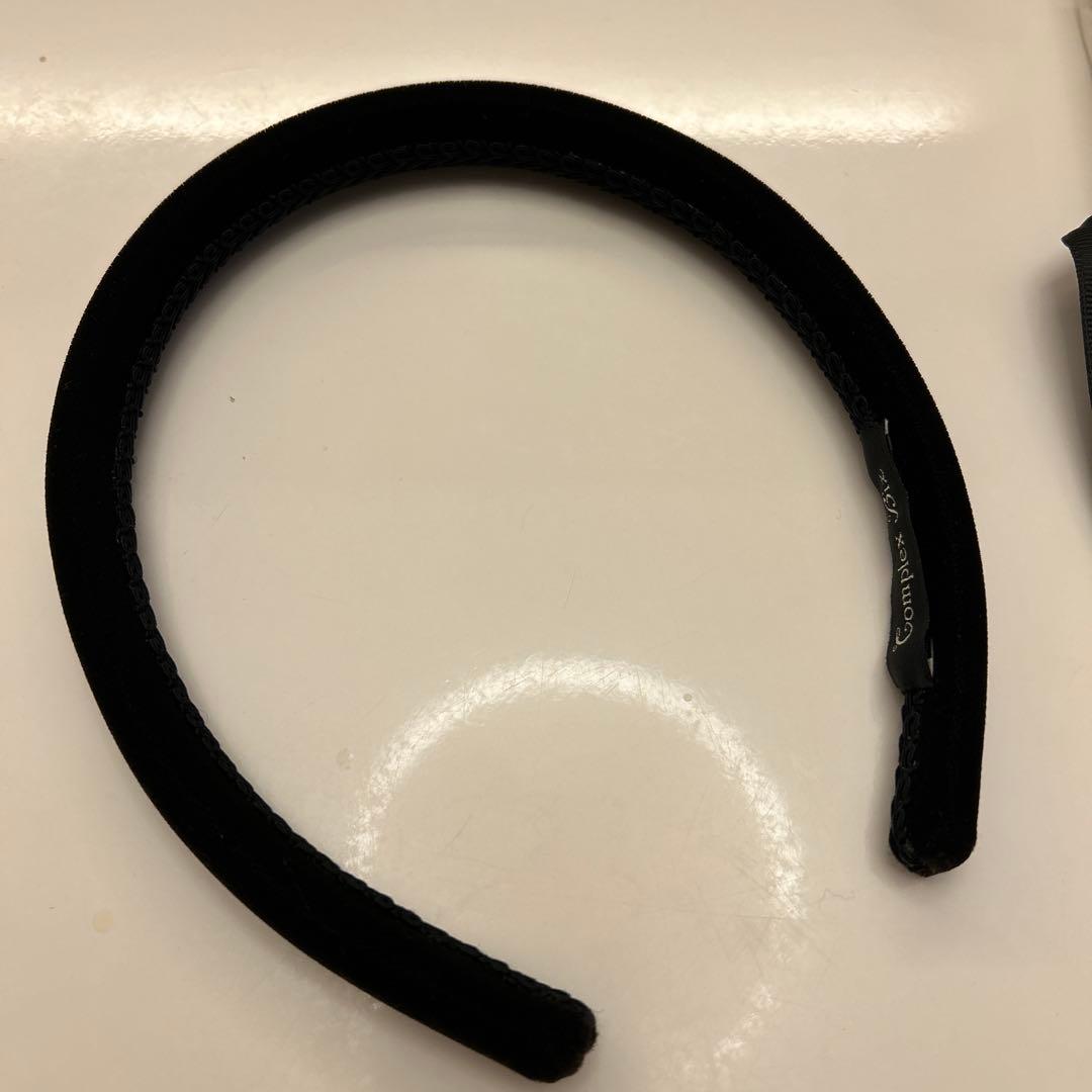 コンプレックスビズ　ソフトエレガントベルベット フレキシフィットヘアバンド