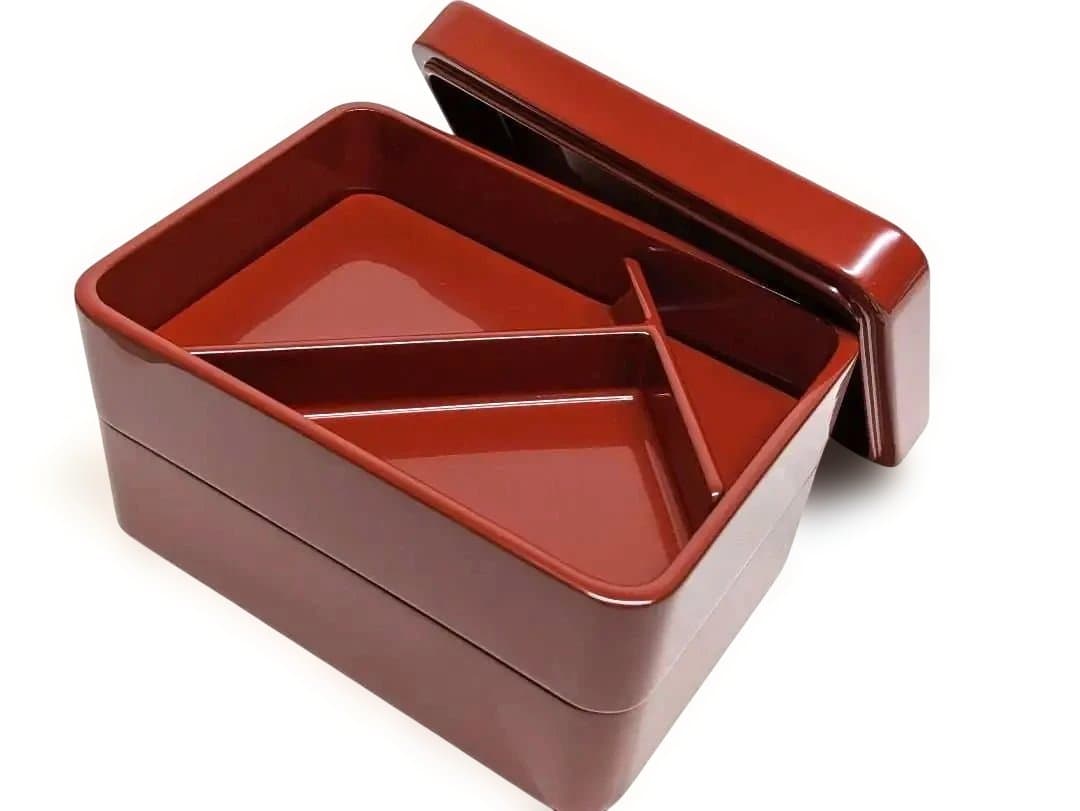 輪島塗 漆器 赤 弁当箱と椀 セット