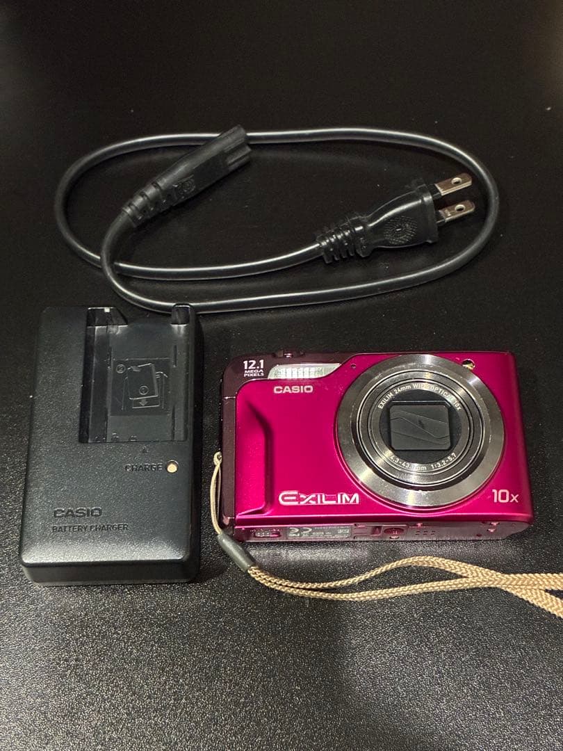 CASIO EXILIM 12.1MP デジタルカメラ ピンク