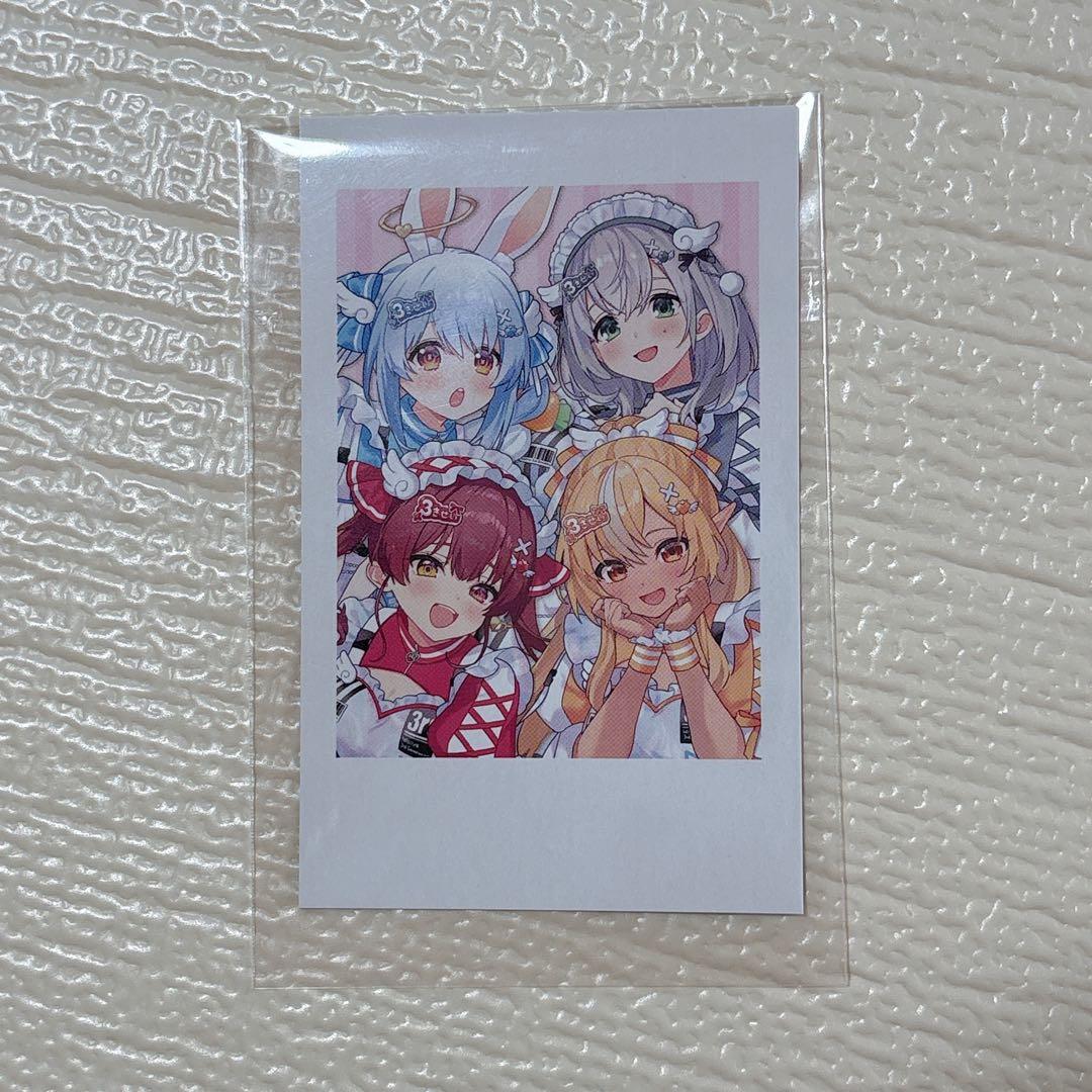 ホロライブ 3期生 1stEPきゅるるん大作戦 集合 チェキカード 特典 CD
