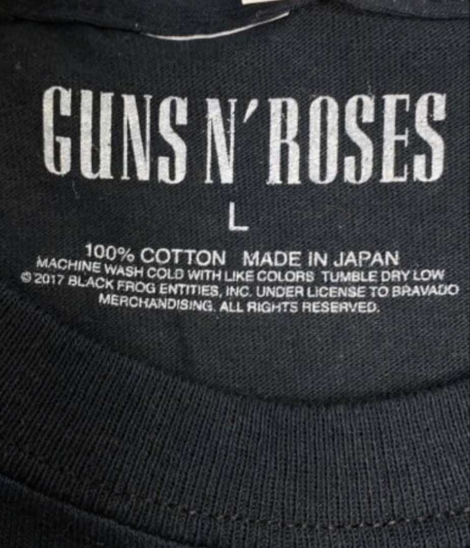 Guns N' Roses 2017年日本ツアー 横浜限定 Tシャツ　グッズ