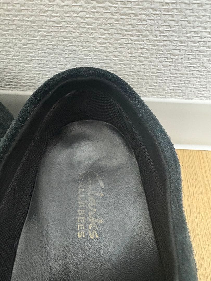 Clarks Wallabees ブラック スエード