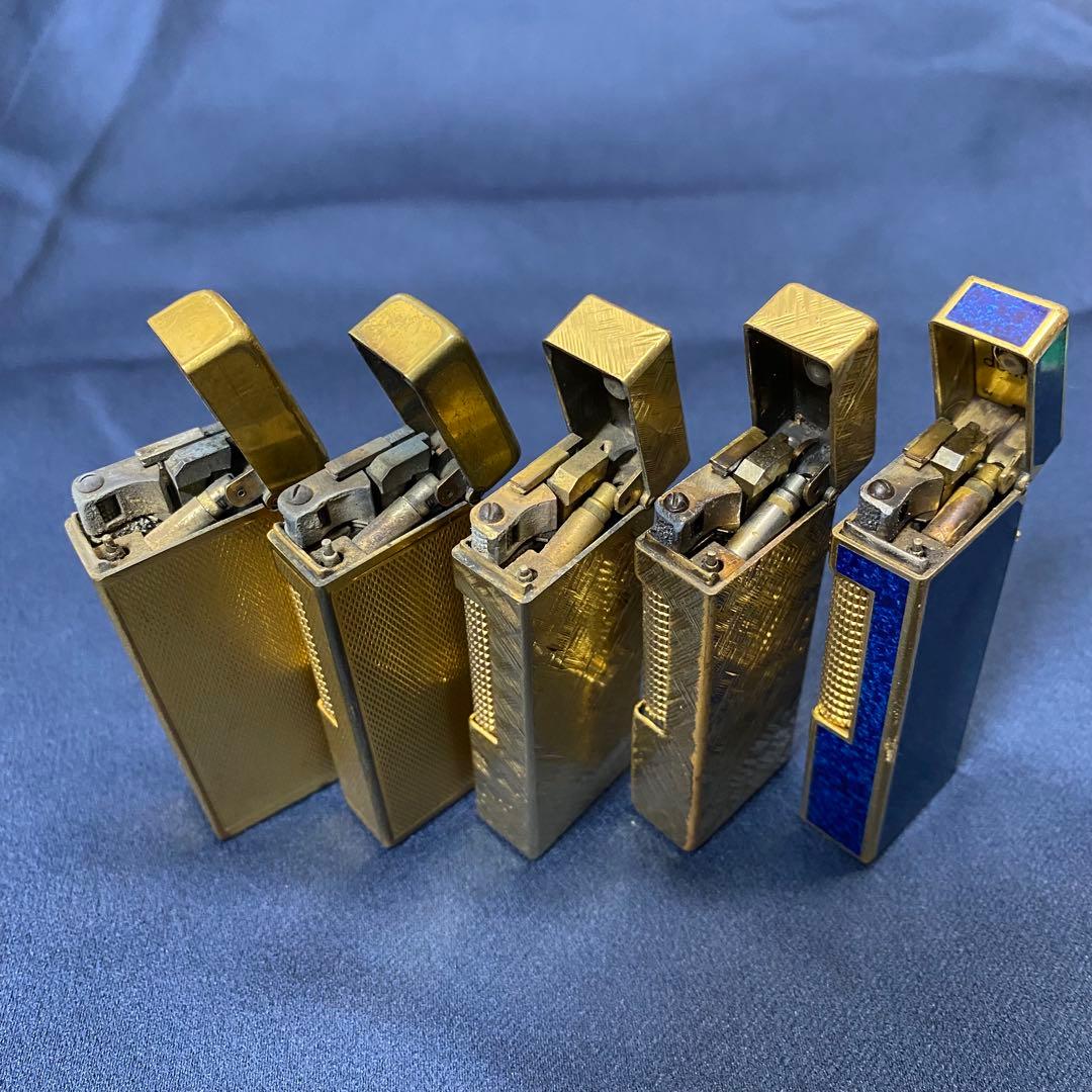 ダンヒル ライター 5個セット 火花確認済み