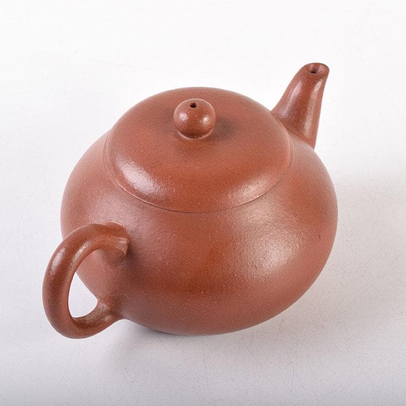 中国　孟臣製　清泉石上流　紫砂　朱泥　急須　茶壷　C　R7871