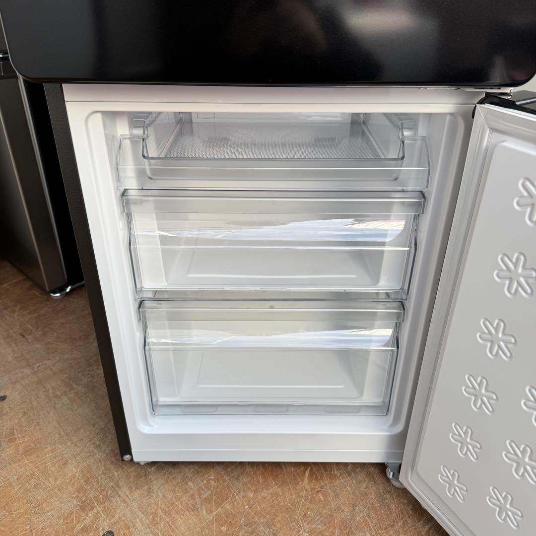 C7222★2024年製★ほぼ新品★ハイアール冷蔵庫洗濯機　黒ブラック家電セット