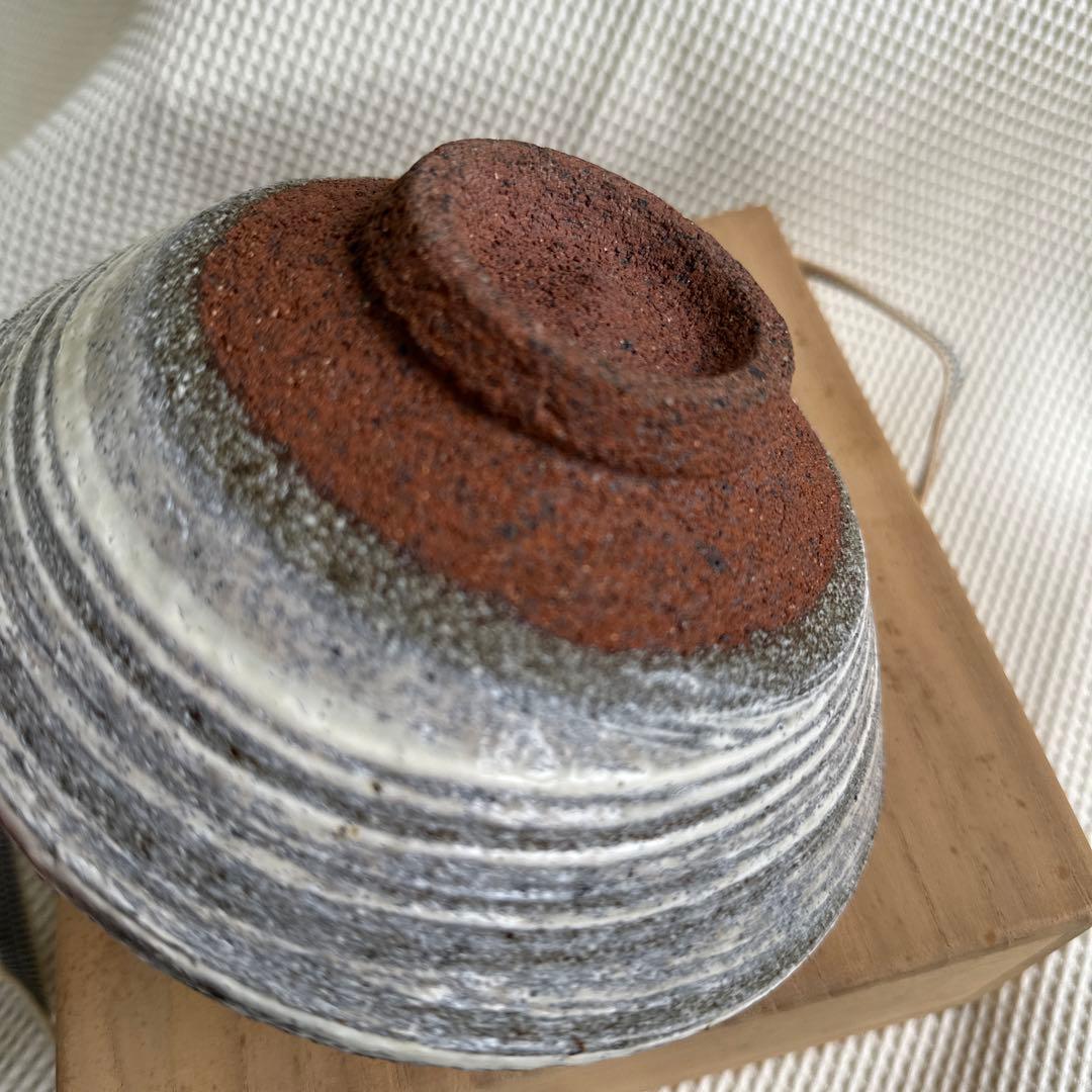 ★ 茶碗　白釉刷毛目　船木研児　★ 茶道具　茶盌