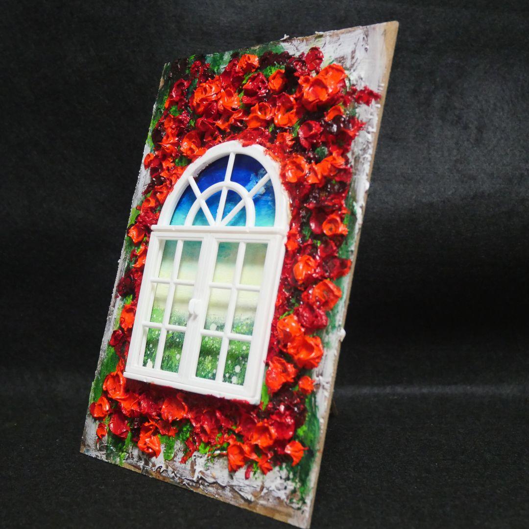 油絵 油彩 油彩画 絵画 絵【窓の先】