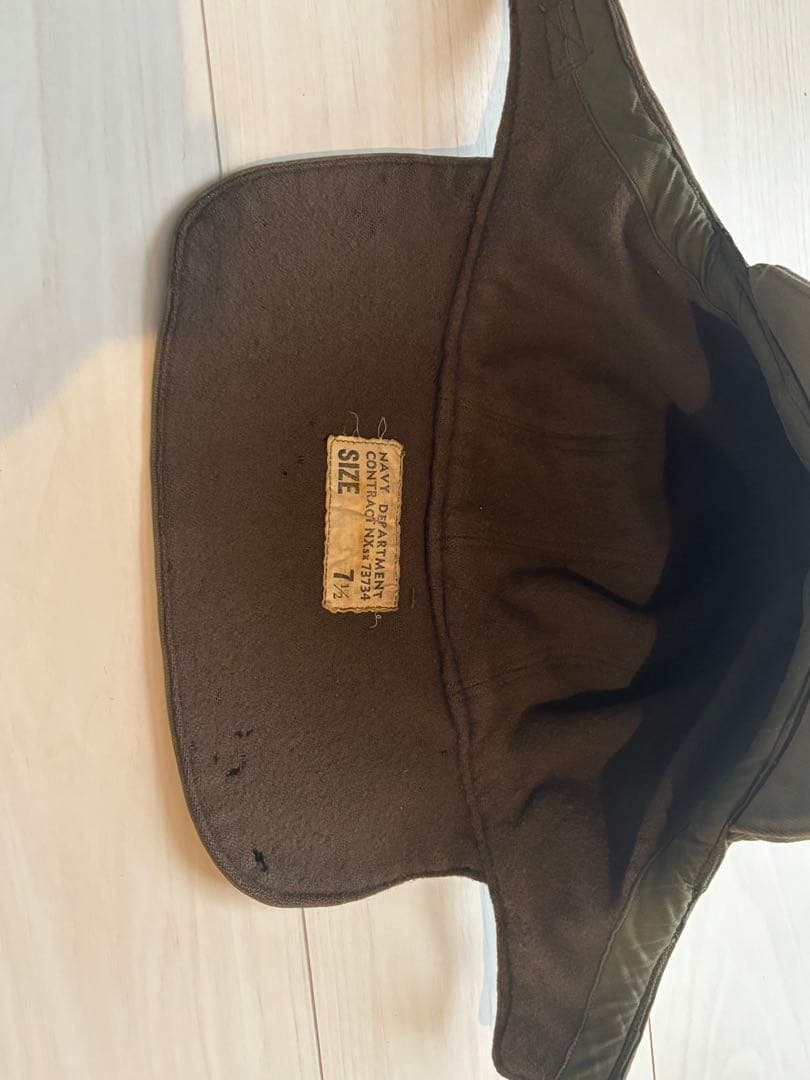 USNAVY デッキキャップ 大戦 WW2 米軍 Vintage 40s