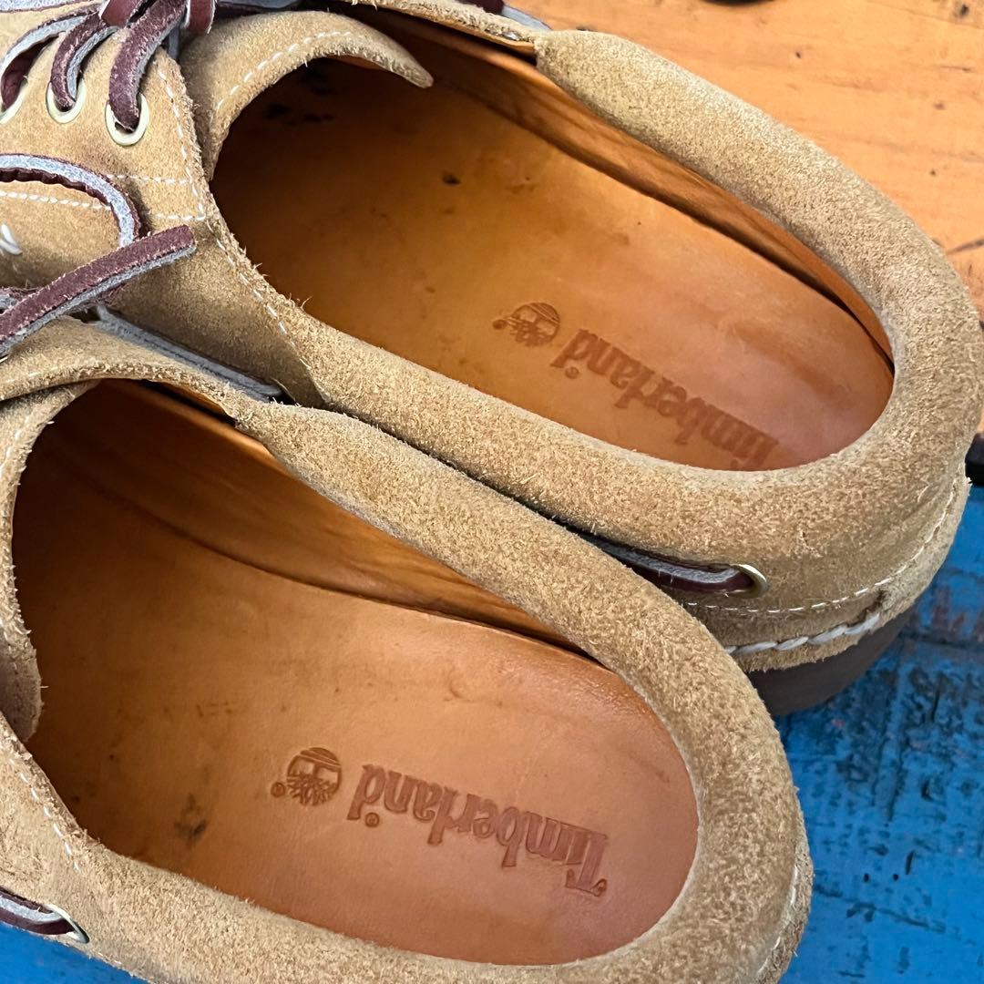 美品【ティンバーランド】B&Y別注　3EYE CLASSIC LUG スエード