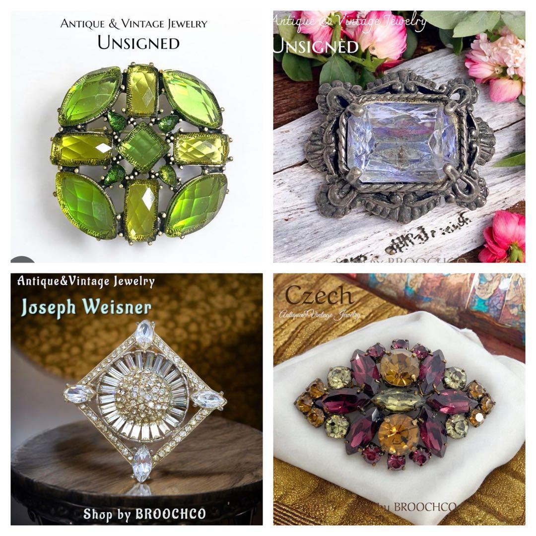 ひろみん✧No.680.681.690.768✧VTG ブローチ セット