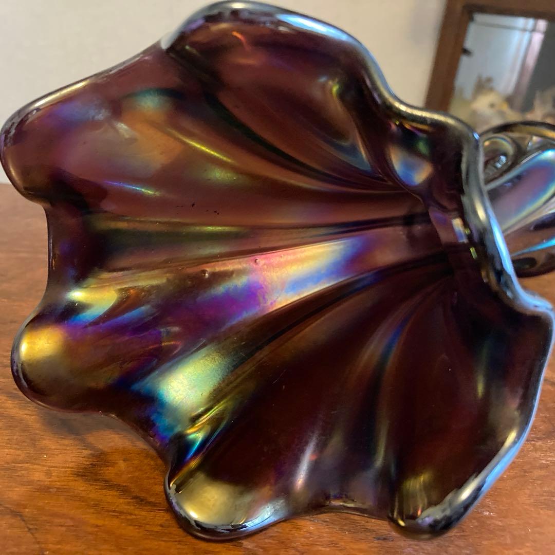 Fenton社 オ-ルドフェントン カーニバル 花瓶 USA