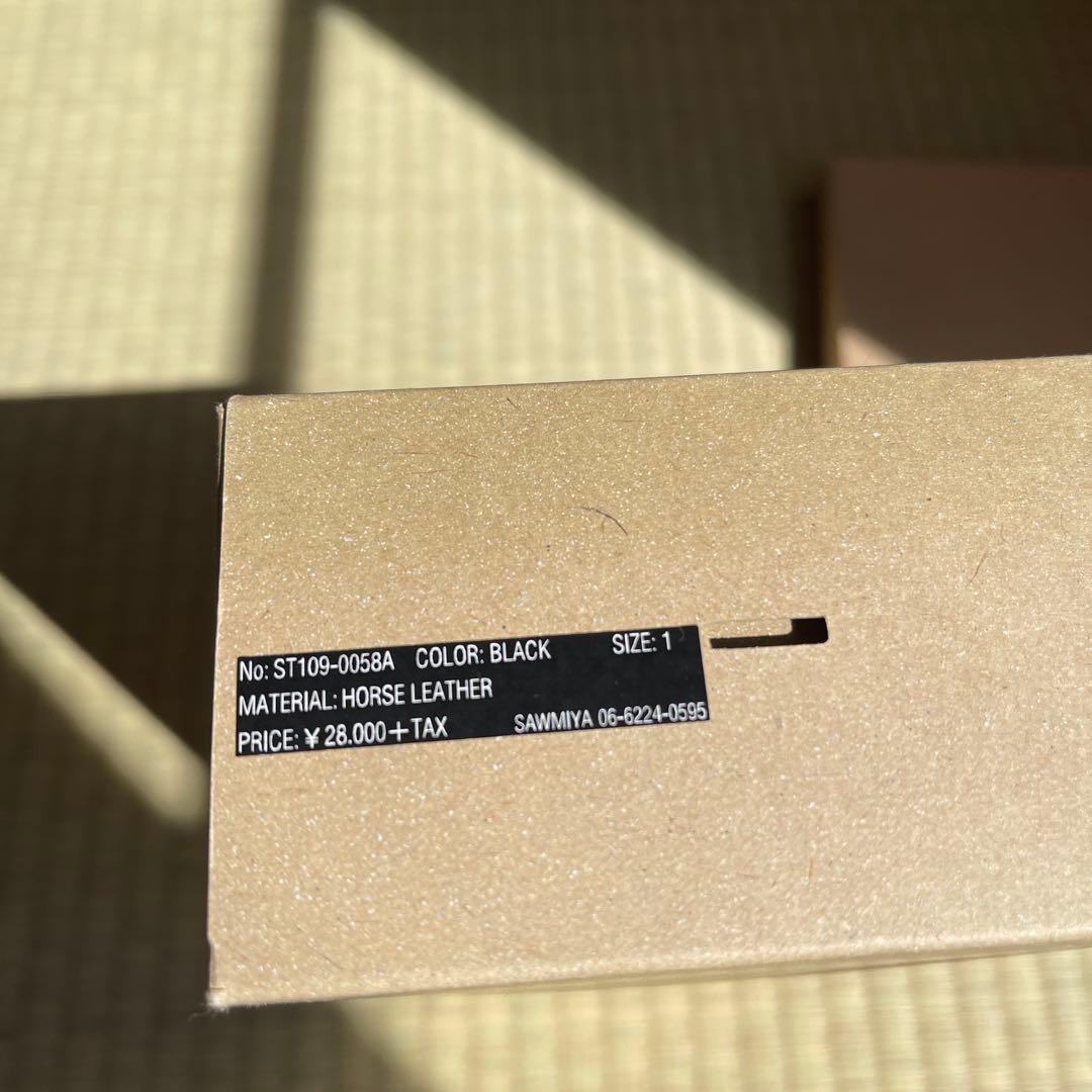 DHYGEN ブラック馬革手袋 サイズ1