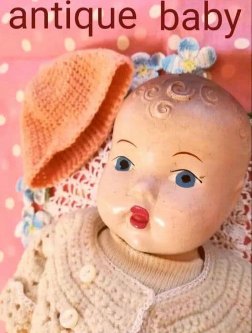 アンティーク　コンポジション　ドール　ビスク　茅木真知子　下田直子　本　ベビー