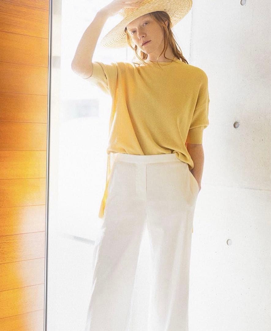 パンツ Theory / Eco Crunch Wash Wide Pull On