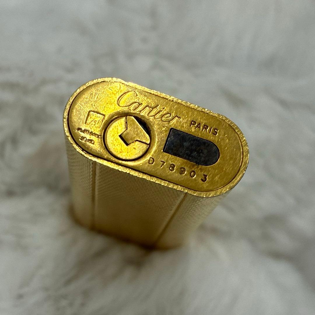 カルティエ Cartier ガスライター　ゴールド　キズ汚れは有 使用品