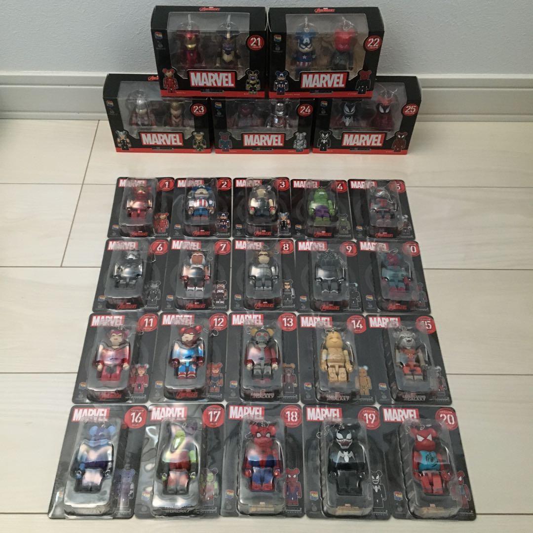 ベアブリック 新品　アイアンマン　コンプリートセット　1〜25 IRONMAN