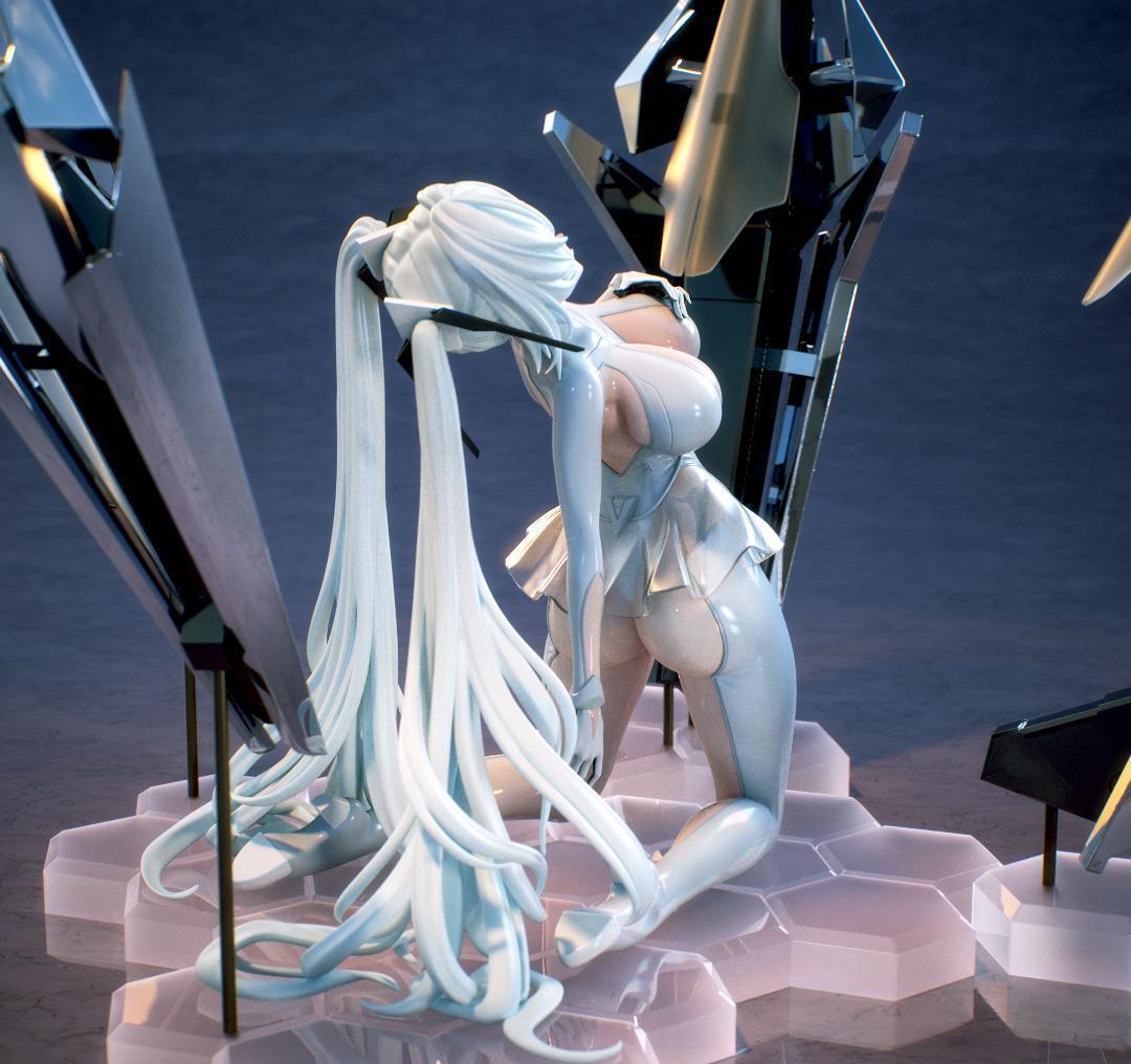 シンデレラ　ガラスの靴無し　NIKKE　1/7　未塗装未組立　ガレキ nikke