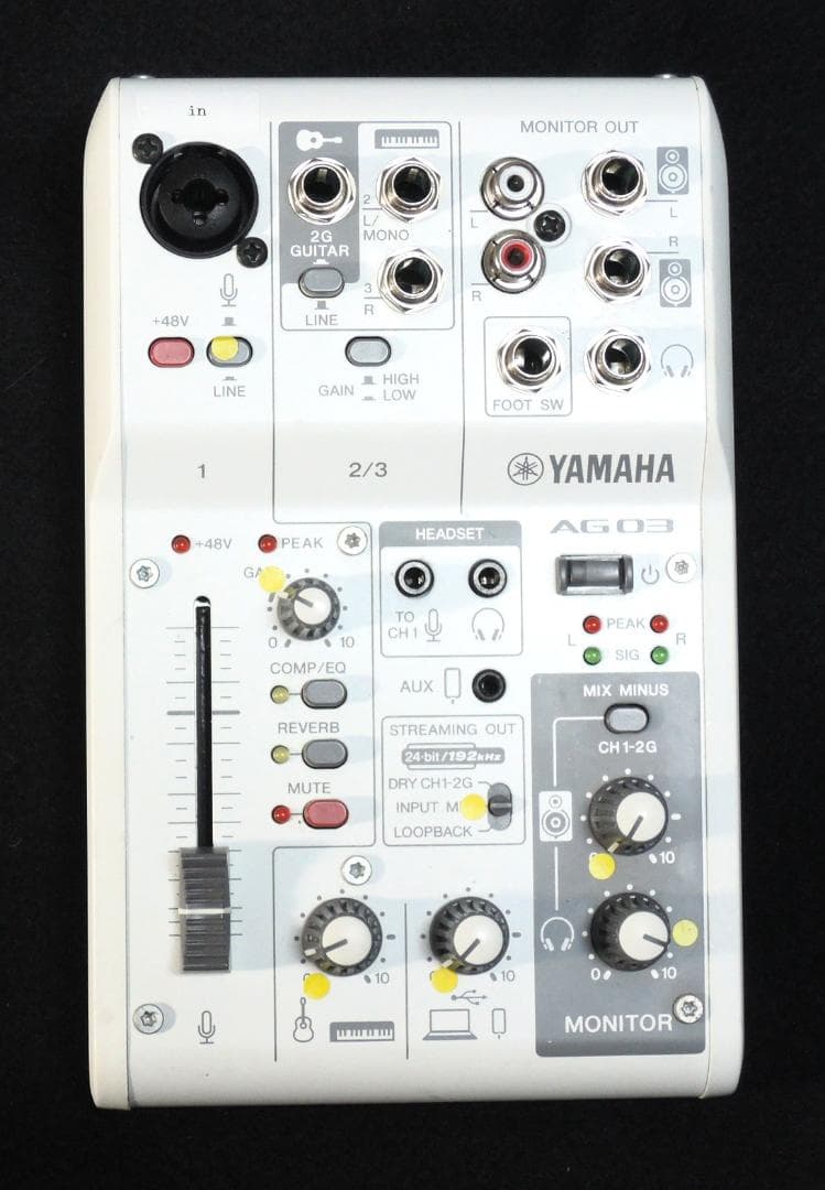 YAMAHA AG03 オーディオインターフェイス/中古美品
