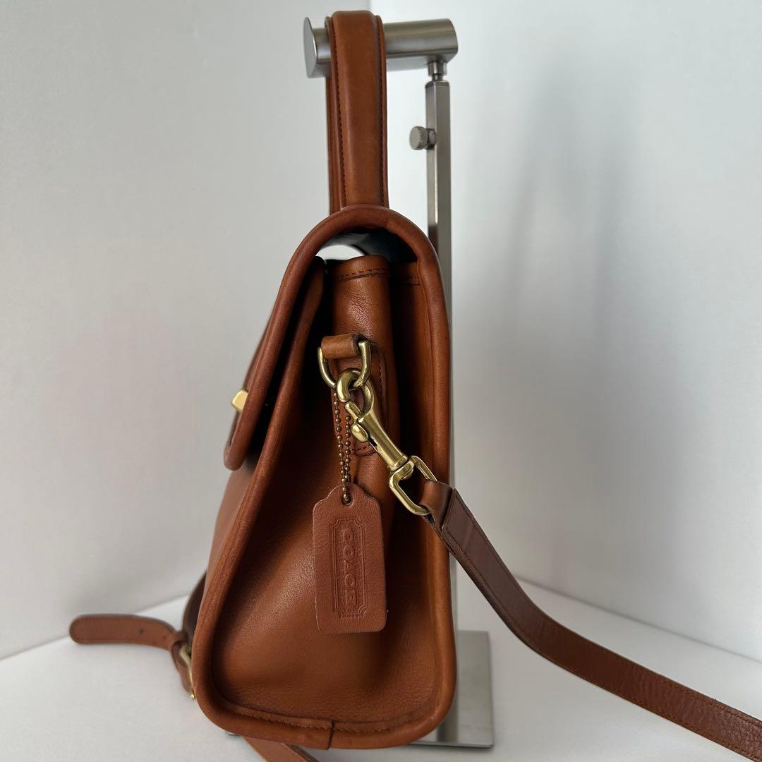 クリーニング済 old coach 9977 Manor Bag USA