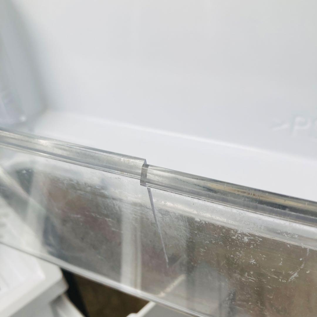 AQUA 冷凍冷蔵庫 AQR-13J(S)ドアポケット割れあり◇2020年製