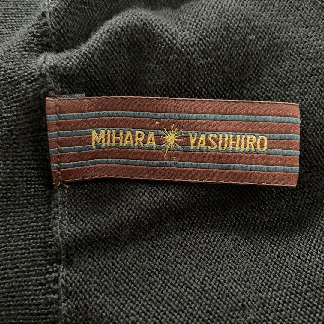 ミハラヤスヒロ　黒ニットロングワンピース