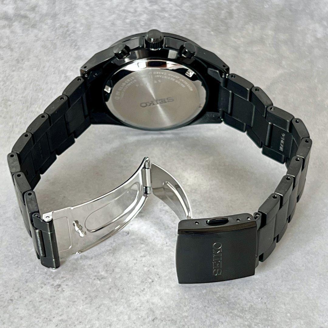 【DAIGO】稼働品 SEIKO メンズ腕時計 クロノグラフ デイト 箱付