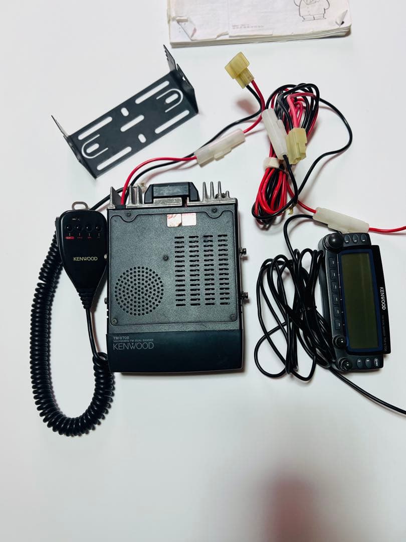 アマチュア無線機KENWOOD TM-V708S アンテナ、基台、ケーブルセット