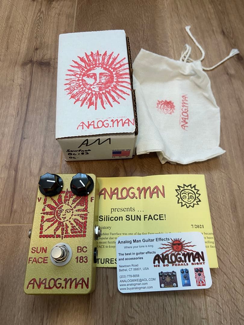 ANALOG.MAN SUN FACE BC 183 ギターエフェクター