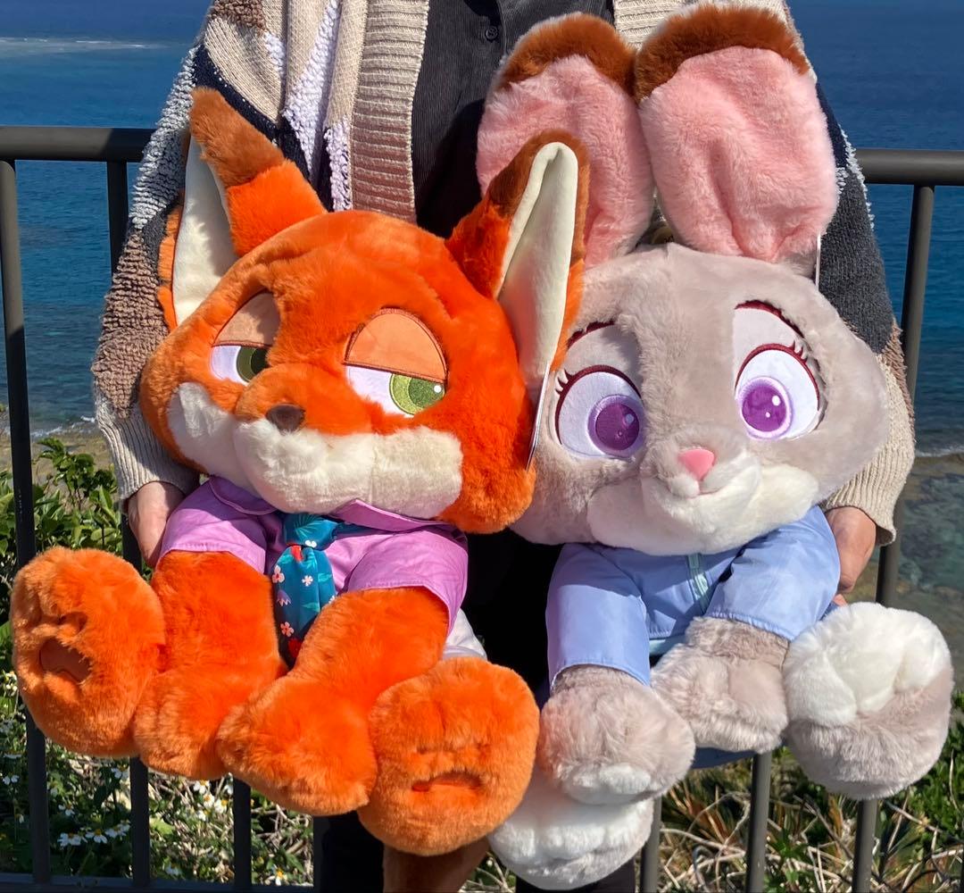 【1/24購入】ズートピア2 ジュディ ニック ぬいぐるみ　コストコブランケット