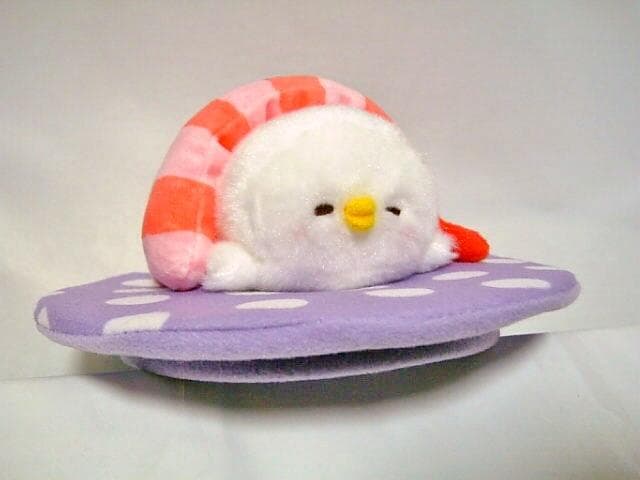 ◆未使用◆えび　ピスケ◆カナヘイ　ゆるっと回転寿司　パラダイス展　ぬいぐるみ◆