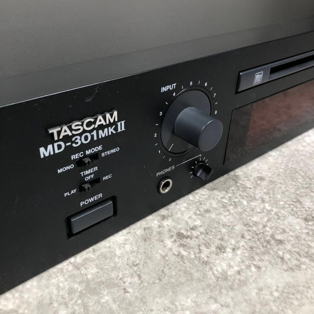 美品 TASCAM タスカム MD-301MKⅡ 業務用MDレコーダー