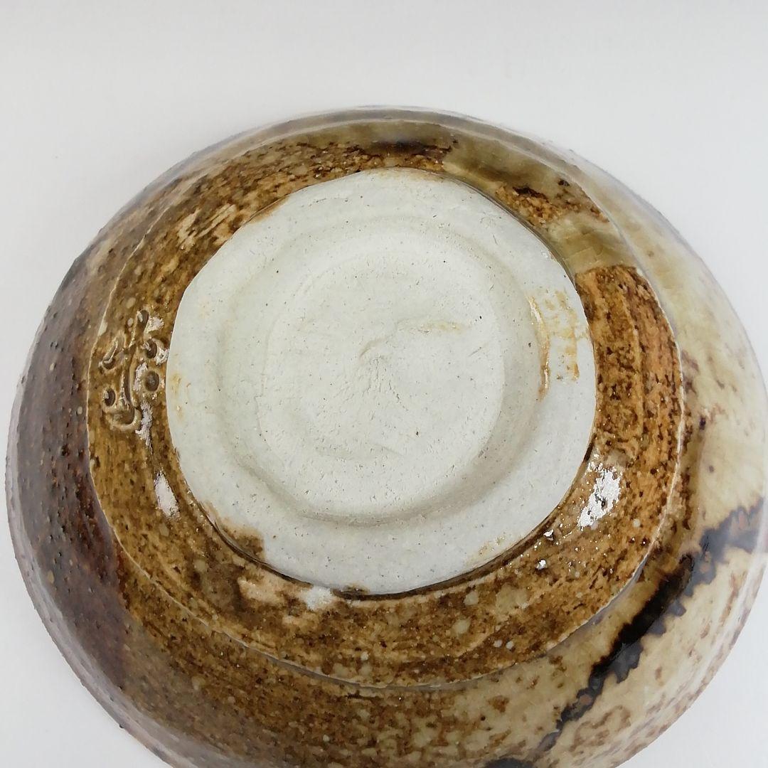 Ｔ１５　茶碗　『美濃伊賀　茶碗』『ガンジャラ窯　高森鵬翔』　共箱　抹茶碗　茶道具