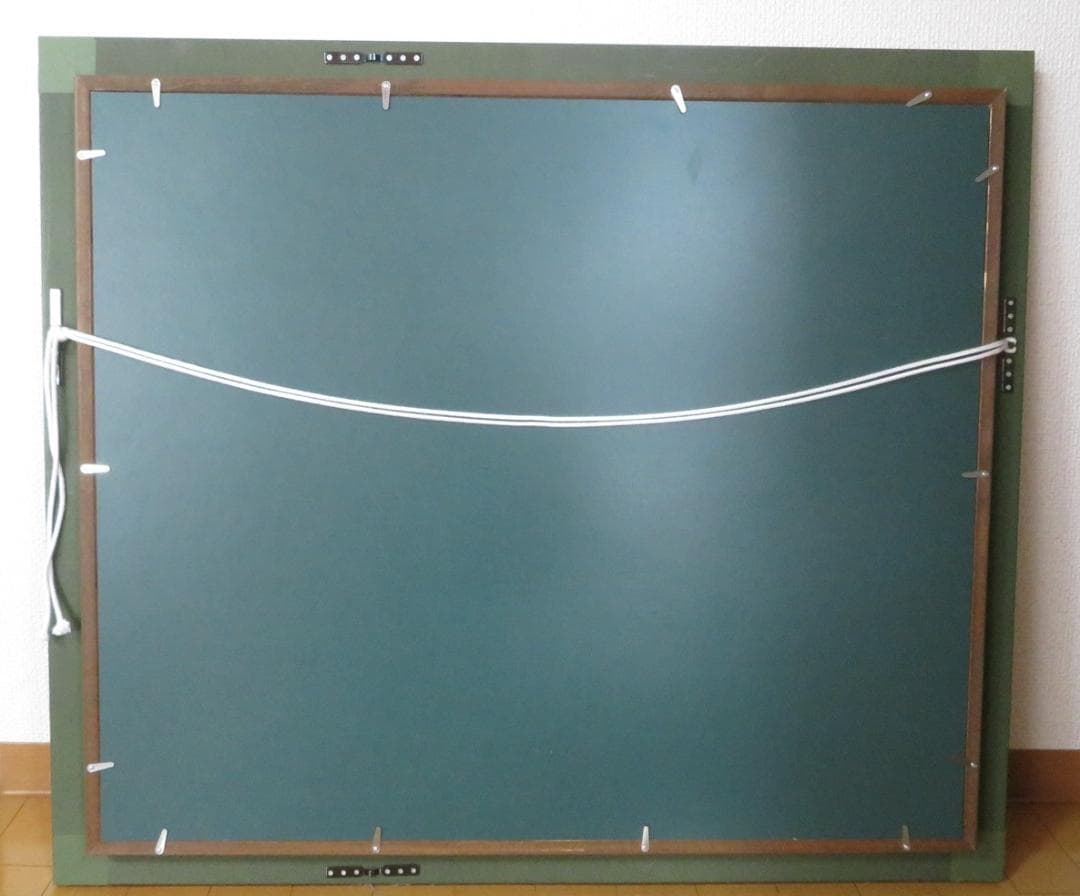 油彩画 坪井 志朗・大正池(Ⅰ) F20号 肉筆画 (表サイン・裏書き有り）