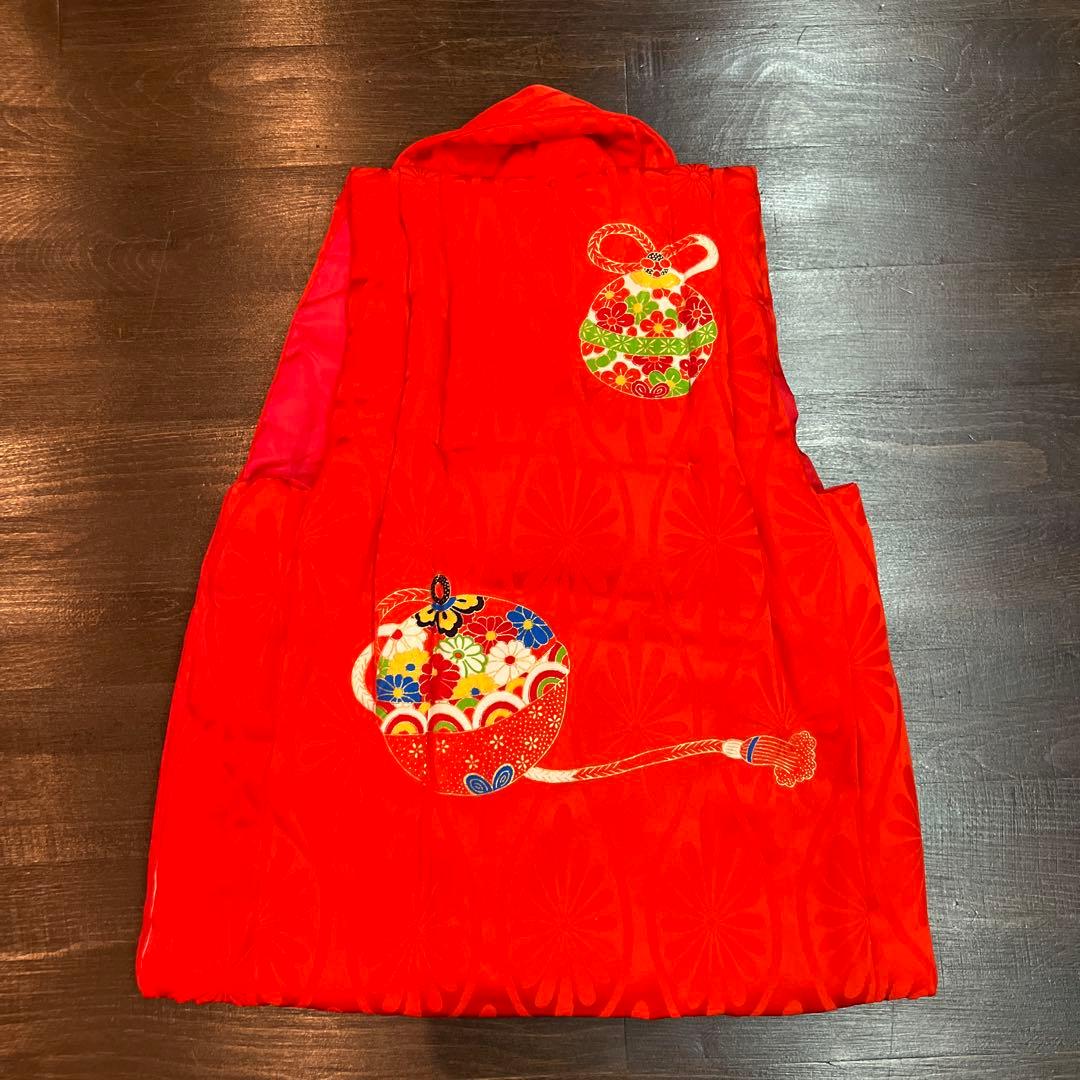 専用 お着物のみ アンティーク 逸品 七五三 三歳 着物 被布