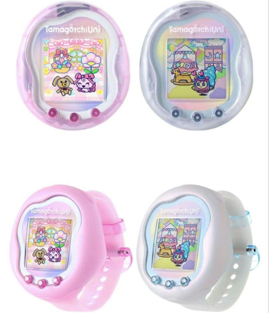 Tamagotchi Uni たまごっち ユニプリズムホワイト オーロラピンク
