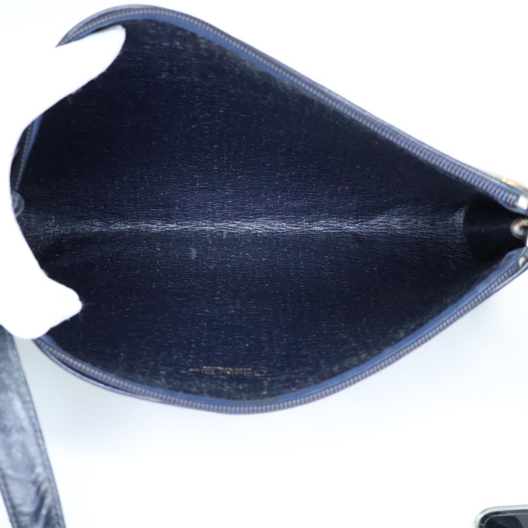 美品 Dior ディオール ショルダーバッグ トロッター ネイビー ヴィンテージ