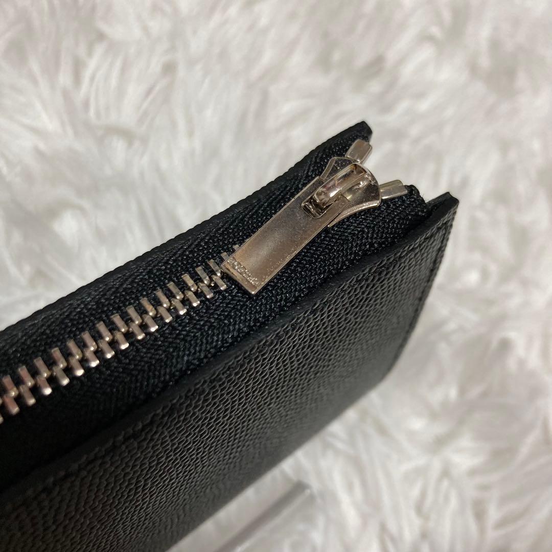 ポーター　エイブル　キーケース　名刺入れ　レザー　3連　L字　シボ革　ジップ