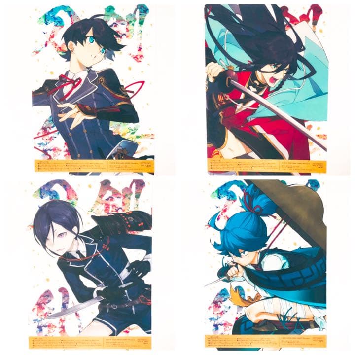 新品★刀剣乱舞★ファミマ★5周年★クリアポスター★13点セット