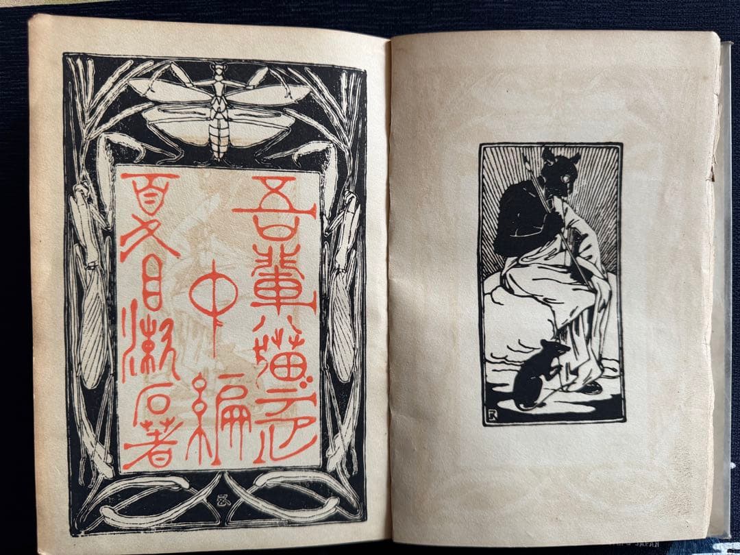 吾輩ハ猫デアル 中編 八版 夏目漱石