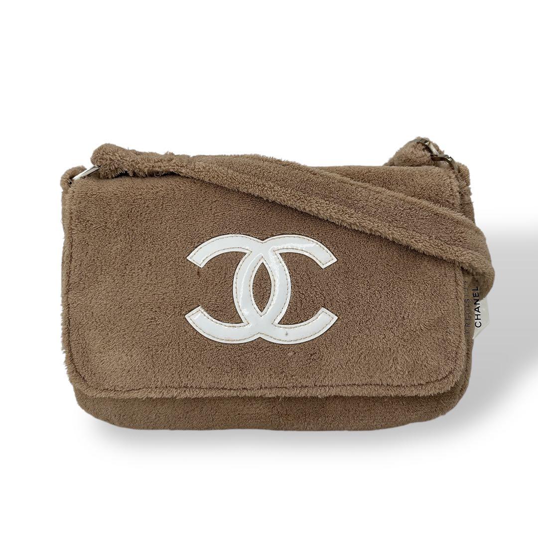 非売品　シャネル　ショルダーバッグ　ココマーク　プレジジョン　パイル　ブラウン