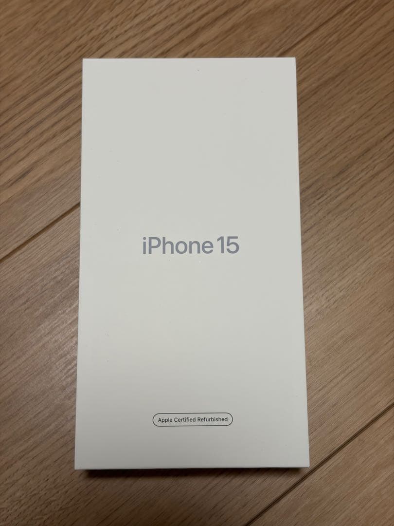 iPhone 15 新品・未開封 128GB ブラック 認定整備済製品